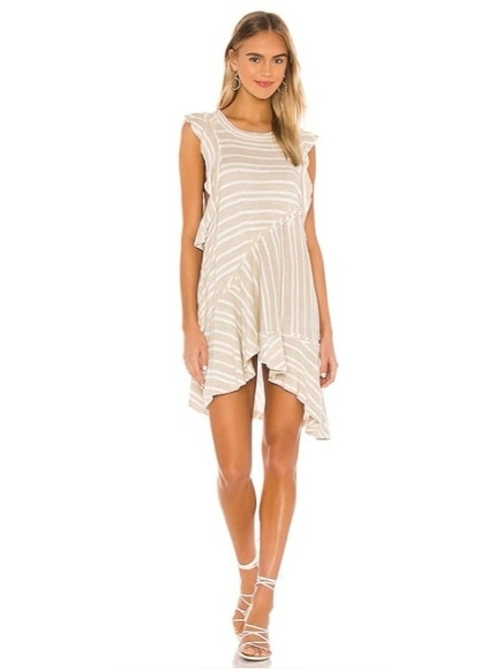 Free People Between the Lines Tunic in Ivory Combo